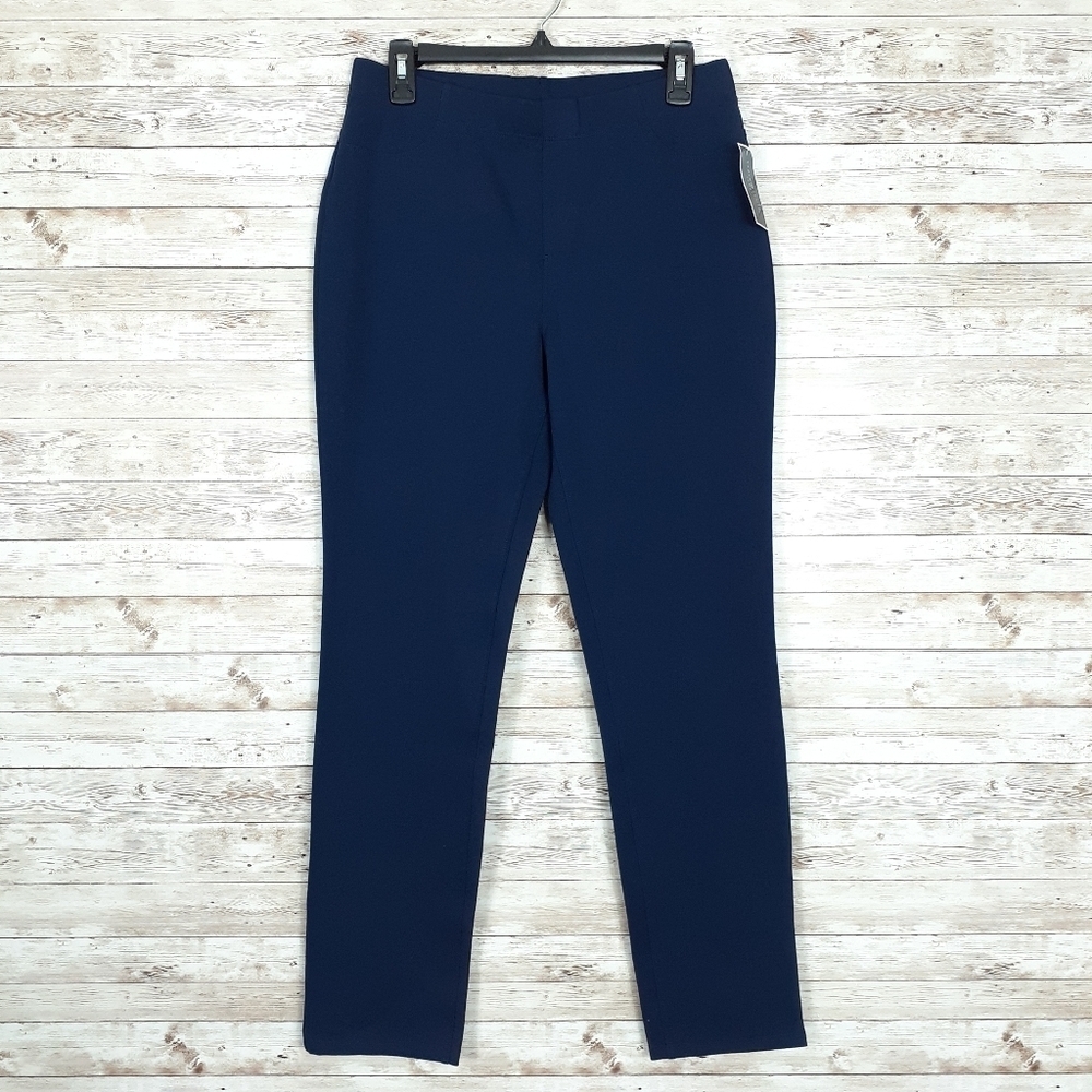 Karen Scott Pull On Pants S Blue 502